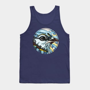 Blue jay bird graphic design Tank Top